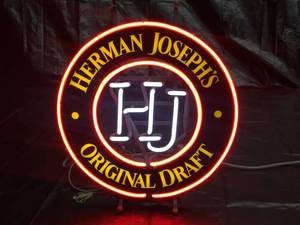 lot 59 image: Rare Herman Josephs HJ Original Draft  Coors - vintage neon