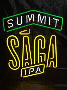 lot 61 image: Summit SAGA IPA neon