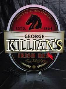 lot 63 image: Killians Irish Red neon