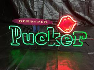lot 66 image: Dekuyper Pucker neon
