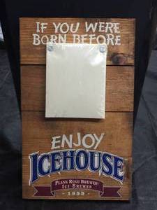 lot 92 image: Icehouse Born Before calendar with blank paper pages