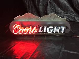 lot 146 image: Coors Light neon