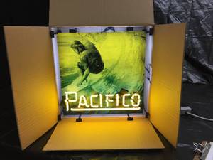 lot 149 image: Pacifico surfer neon NIB New in Box