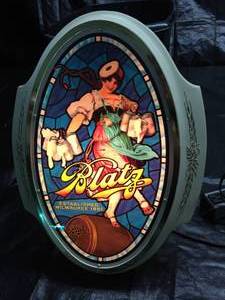 lot 162 image: Blatz Beer light up