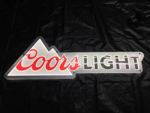 lot 167 image: Coors Light LED
