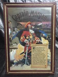 lot 169 image: Captain Morgan mirror