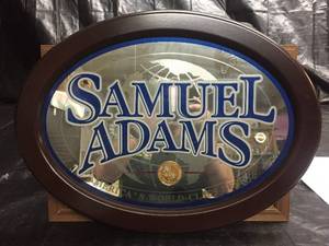 lot 189 image: Sam Adams oval mirror