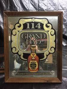 lot 194 image: Old Grand Dad 114 mirror