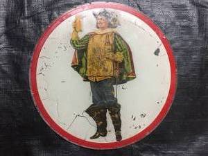 lot 203 image: Old Style Beer, glass insert
