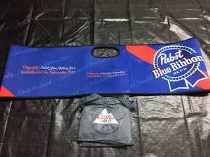lot 220 image: Neoprene keg wrap and collapsible cooler