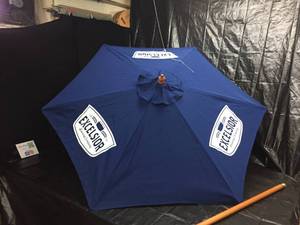 lot 223 image: Excelsior Brewing patio umbrella
