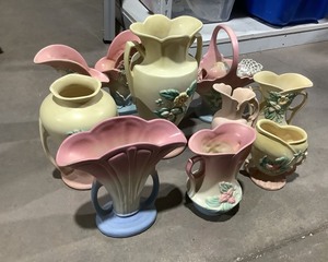 lot 2031 image: Lot of Decorative Pitchers & Vases