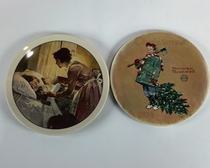 lot 2105 image: Norman Rockwell Collector Plates