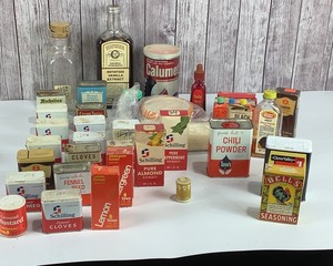lot 2106 image: Old BottlesSpices, etc