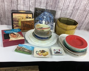 lot 2122 image: Tins, Serving Plates, etc