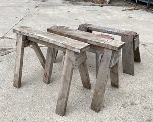 lot 169 image: Four Sawhorses