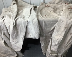 lot 142 image: Painters Dropcloths