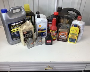 lot 157 image: Assorted Fluids