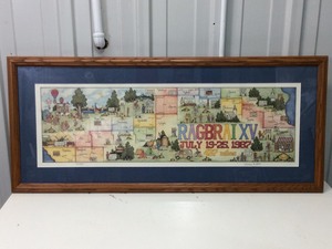 lot 66 image: RAGBRAI XV Print