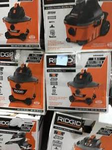 Pallet of Assorted Lot of Ridgid Vacuums  Customer Returns SEE PICS