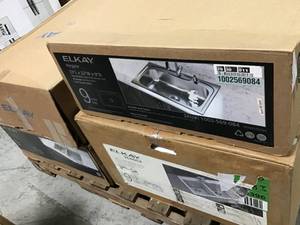Pallet of assorted  Kitchen Sink in good condition