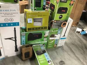 Pallet of Assorted Mailboxes Open Boxes