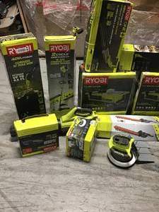 Pallet of Assorted Ryobi Tools