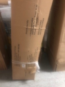 Set of 2 Husky 72 in. H x 30 in. W x 18 in. D Steel Tall Garage Cabinet not used read description