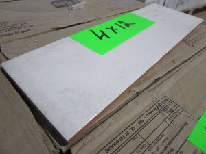 WHITE GLAZED PORCELAIN TILE