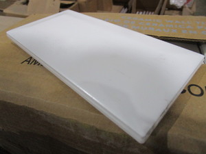 WHITE BEVELED CERAMIC TILE