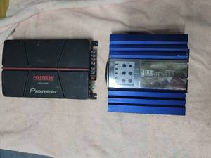 Two Car Stereo Amps