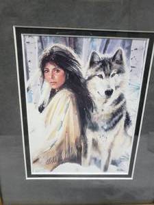 2 Amazing Native American Framed Prints by Maija