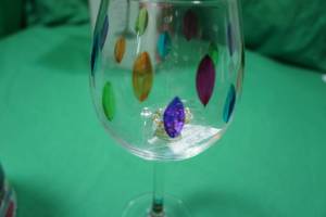 Helen James Mo Mo Panache Delight Wine Glass, Love You Wine Glass