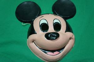 Vintage Mickey Mouse, Minnie Mouse & Woody Woodpecker Halloween Masks