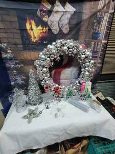 32 Silver Wreath, Tinsel Tree, Tree Toppers & More