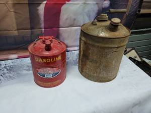 Vintage Gas & Oil Cans