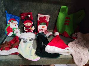 Fancy Christmas Stockings & Hats