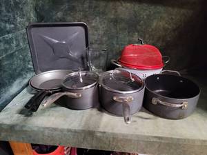 Tramantina Pan Set, Strainers & Broiler Pan