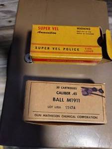 Vintage Ammo .45 & 9mm