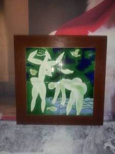 Dayton Hudson Contemporary Tile Art Wall Hanging