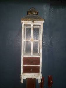 Rustic Lantern Floor Lamp