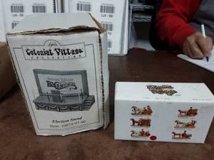 lot 60 image: Election Stand #1087-4, Fire Engine 0645-8