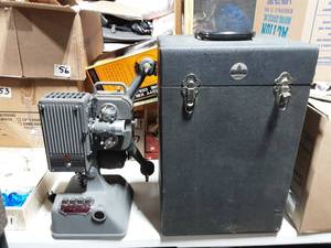 lot 115 image: Vintage Kodak Koda-Scope 1620 16mm Projector With Original  Manual & StorageCarrying Case