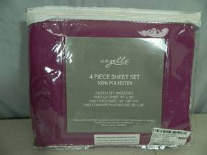 New 4 Piece Queen Sheet Set