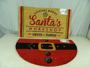 2 New Holiday Outdoor Mats