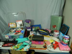 Large Assortment of Office  Craft Items