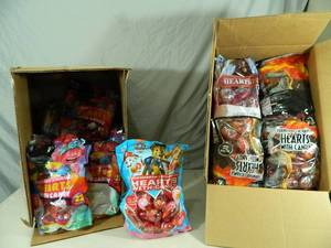 2 Large Boxes Full of Candy Filled Hearts
