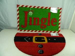2 New Holiday Doormats