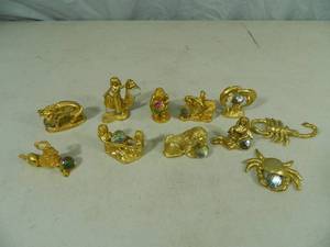 Miniature Metal Astrology Sign Figurines