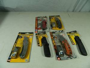 6 New Ultility Knives and 20 New Blades
